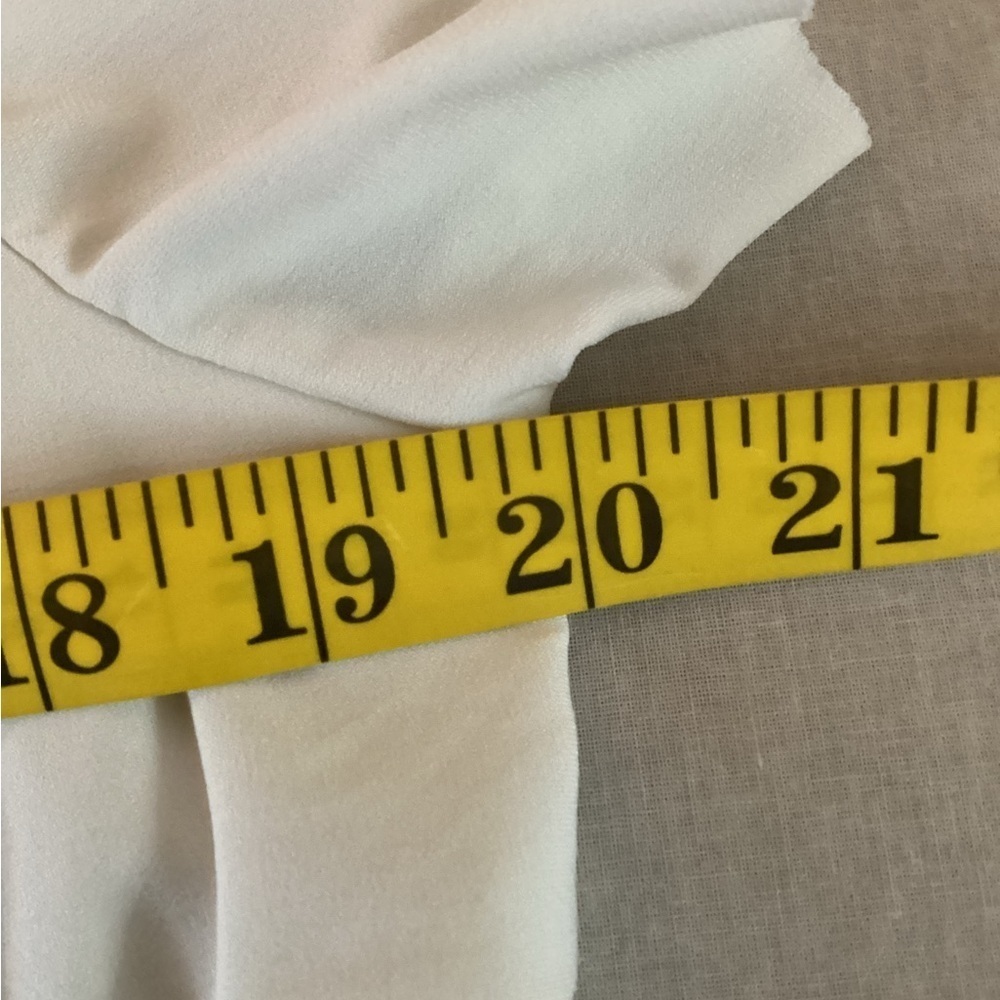 Kim Rogers White Layered Ruffle Blouse, Plus Size 2X - Picture 7 of 8